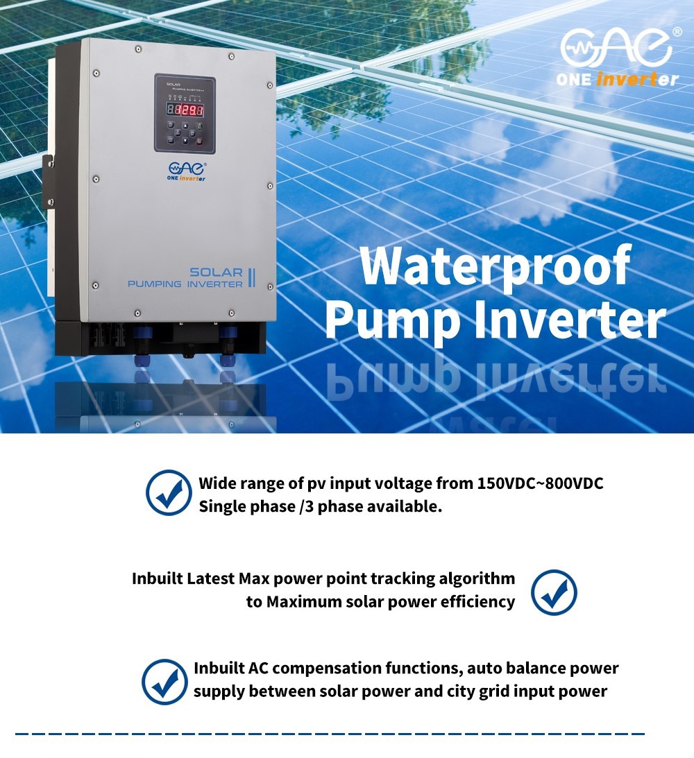 Waterproof Solar Pump Inverter Waterproof Solar Pump Inverter