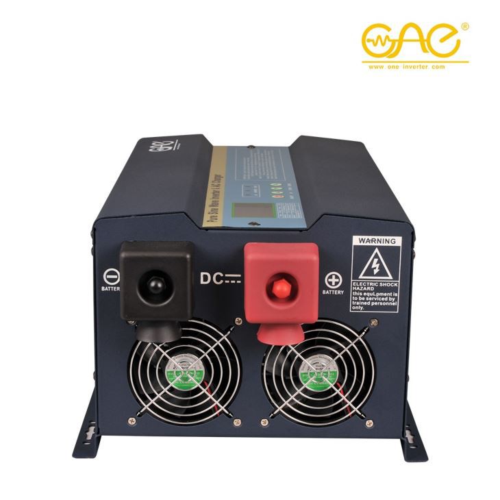 12-24VDC 3kW Hybid Solar Inverter With Built In Battery